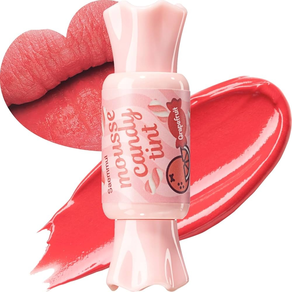 Saemmul Mousse Candy Tint, 8g, 04 Grapefruit Mousse, 1pack - Image 1