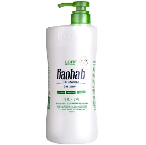 Baobab Premium Mild Acidic Shampoo [for Dry/Normal Scalp], 1,000ml, 1pack