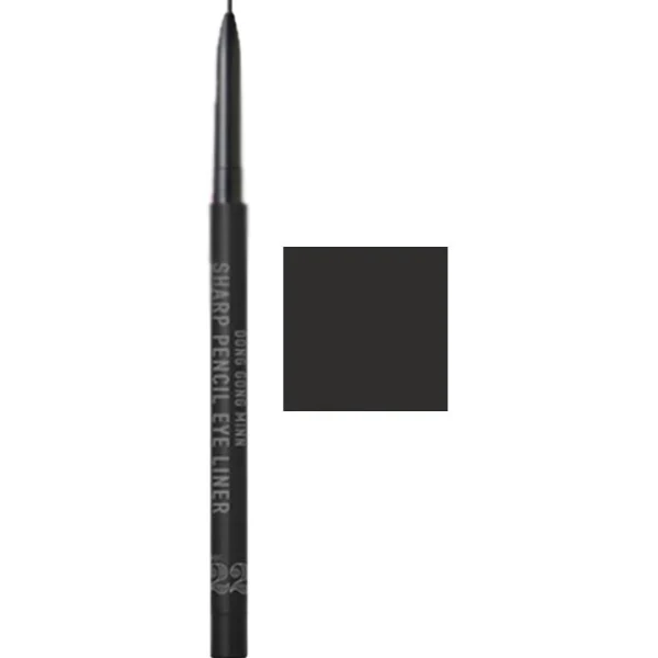 Sharp Pencil Eye Liner, 0.06g, Deep Black, 1pack