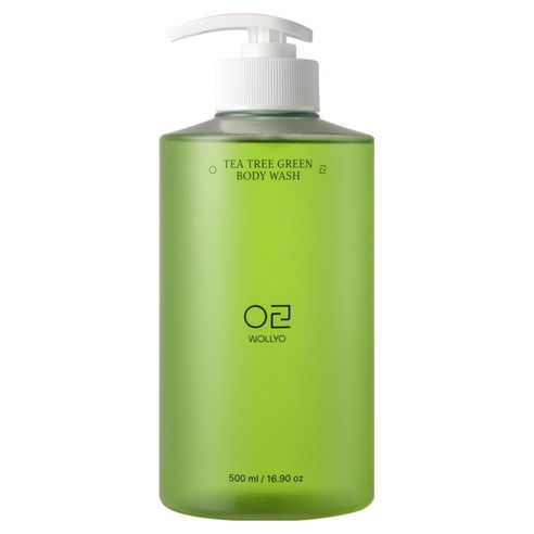 Tea Tree Green Body Wash, 500ml, 1pack