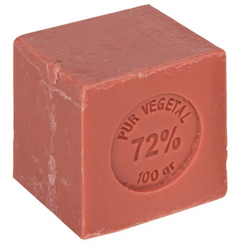 Red Fruit Scent Marseille Soap, 100g, 1pack