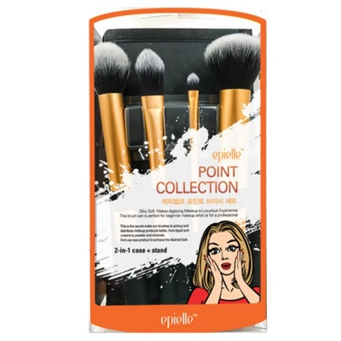 Point Brush Set, 4ea, 1pack