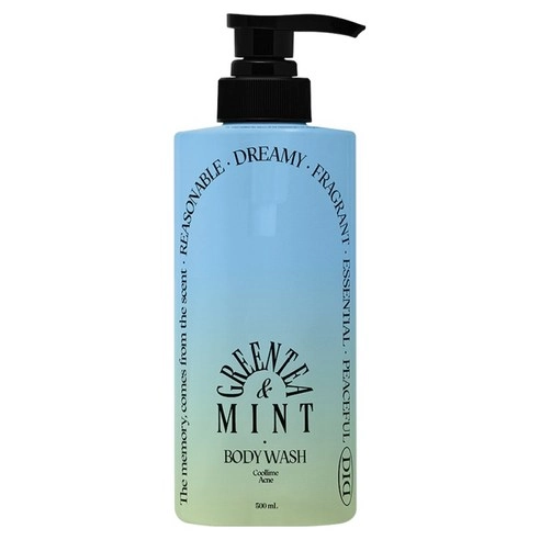 Cool Lime Acne Body Wash [Green Tea Mint], 500ml, 1pack