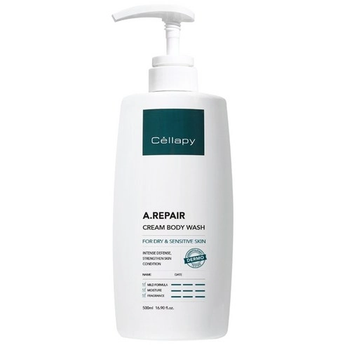 Air Repair Cream Body Wash, 500ml, 1pack