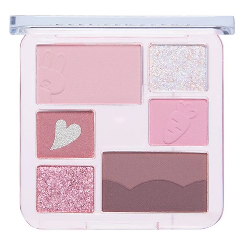 Wonder Soft Layer Eye Palette, 6.8g, 02 My Bunny, 1pack