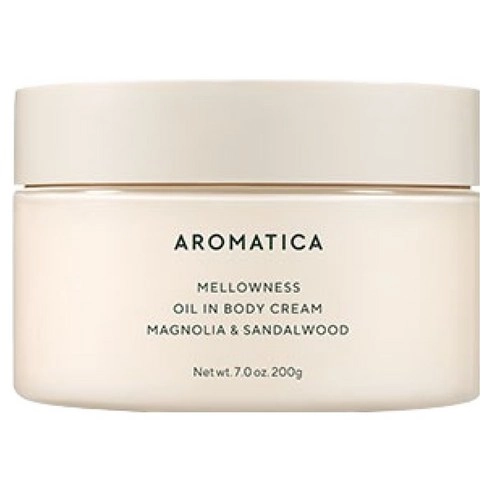 Mellowness Oil-in Body Cream [Magnolia & Sandalwood], 200ml, 1pack