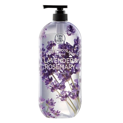 Superbotanic Body Wash [Lavender and Rosemary], 900g, 1pack