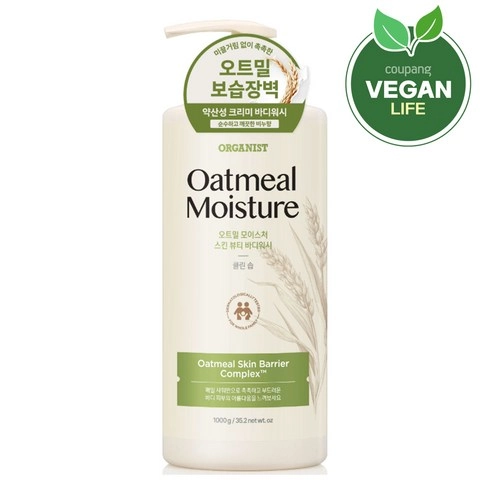 Oatmeal Moisture Skin Beauty Body Wash [Clean Soap Scent], 1,000ml, 1pack