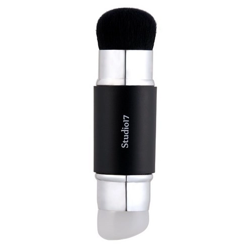 Dual Silicone Blusher Brush, 1pack