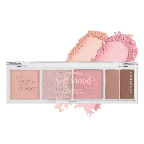 Soft Mood Eye Palette, 6.1g, 02 Berry Latte, 1pack