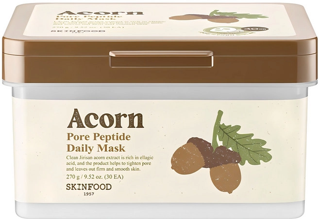 Acorn Pore Peptide Daily Mask, 30ea, 1pack - Image 1