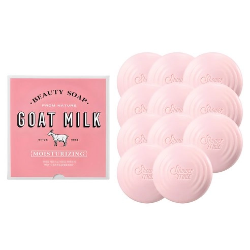 Goat Milk Soap [Strawberry], 90g, 12ea