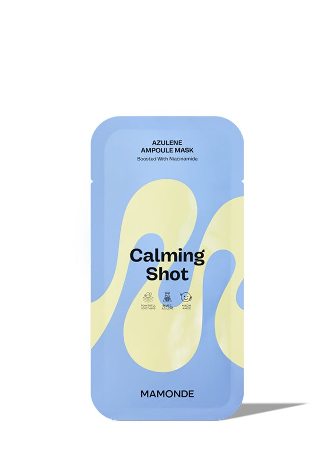 Calming Shot Azulen Ampoule Mask, 5ea, 1pack