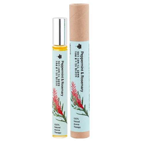 Pulse Point Aromatherapy Peppermint and Rosemary, 10ml, 1pack