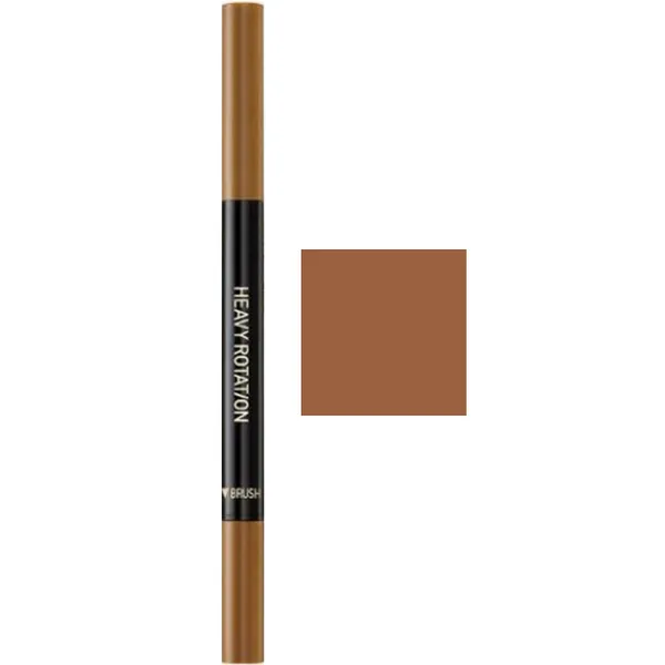 Heavy Rotation Hard Edge Eyebrow Pencil, 0.4g, 01 Caramel Brown, 1pack
