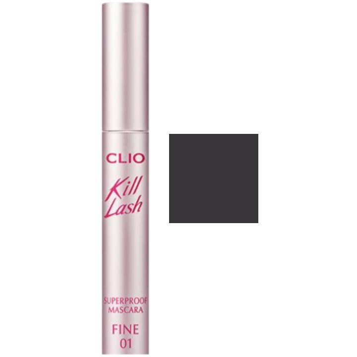 Kill Lash Superproof Mascara Fine, 6.5g, 01 Vanilla Black, 1pack