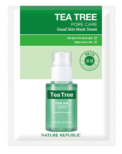 Tea Tree Pore Care Good Skin Mask Sheet - Image 1