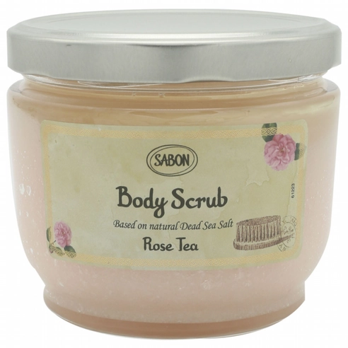 Rose Tea Body Scrub, 600g, 1pack
