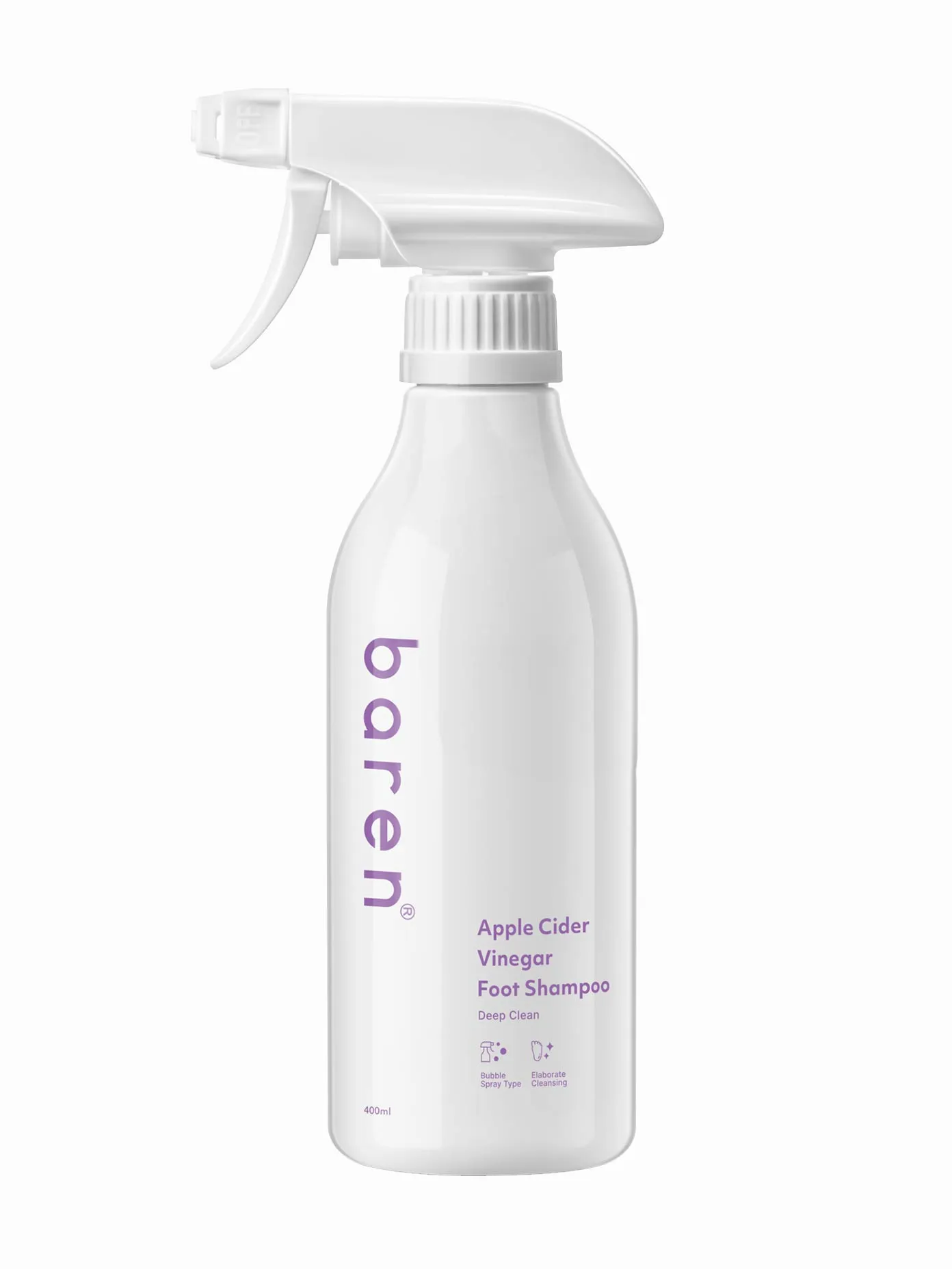 Apple Cider Vinegar Foot Shampoo, 400ml, 1pack