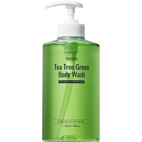 Tea Tree Green Body Wash, 500ml, 1pack
