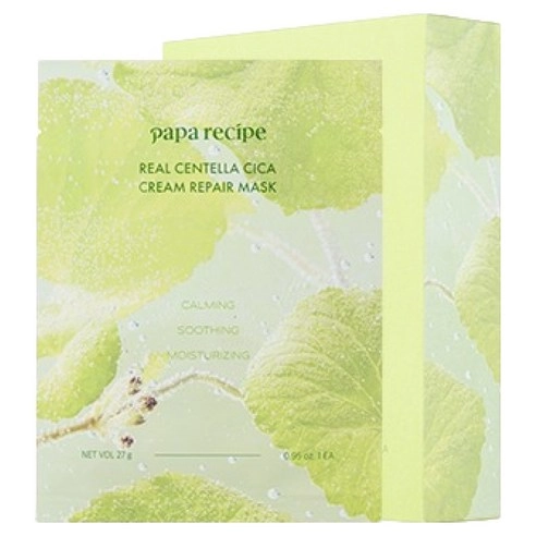 Real Centella Cica Cream Repair Mask, 10ea, 1pack