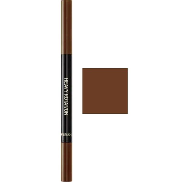 Heavy Rotation Hard Edge Eyebrow Pencil, 0.4g, 02 Natural Brown, 1pack