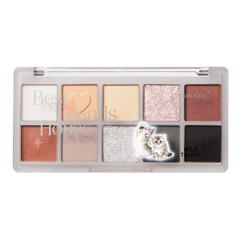 Best Friends House Palette, 9.3g, 01 Ash Kitty, 1pack