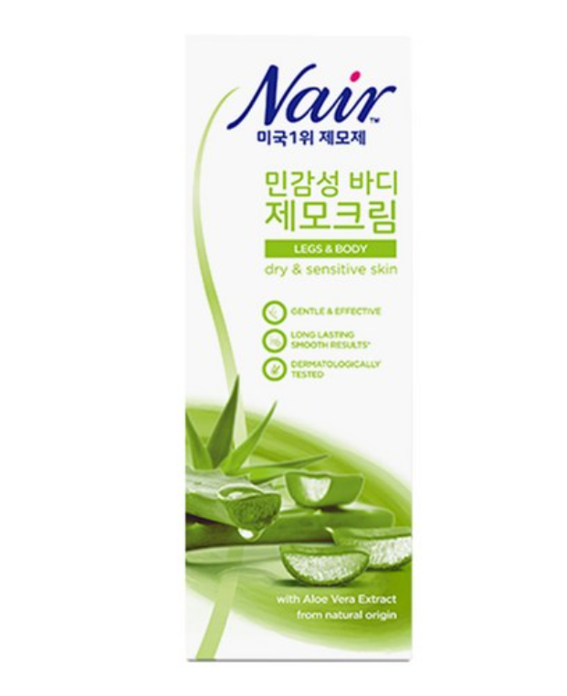 Hair Removal Sensitive Cream For Dry & Sensitive Skin - Legs & Body, 100ml*2, 1pack