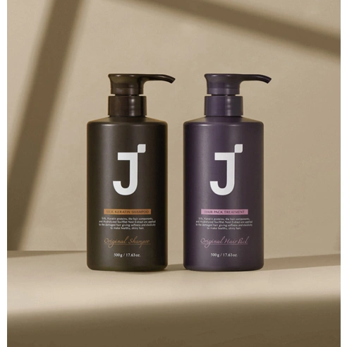J'SOOP Silk Keratin Protein Shampoo + Hair Pack Treatment Set - Image 2
