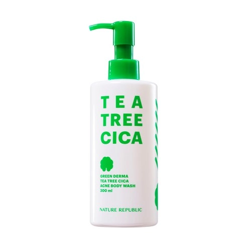 Green Derma Tea Tree Cica Acne Body Wash, 300ml, 1pack - Image 1