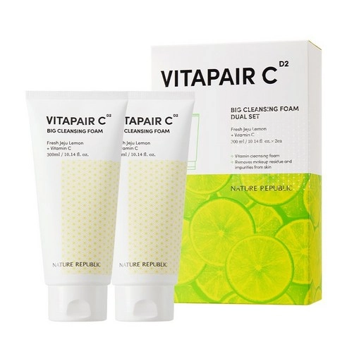 Vitapair C Big Cleansing Foam, 300ml+300ml - Image 1