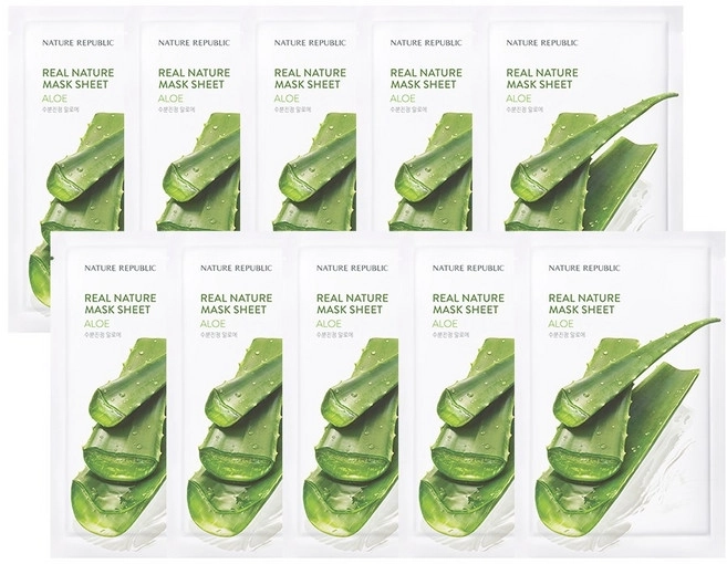 Real Nature Sheet Mask [Aloe], 30ea