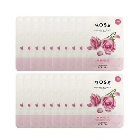 Vivid Mask Sheet [Rose], 20ea