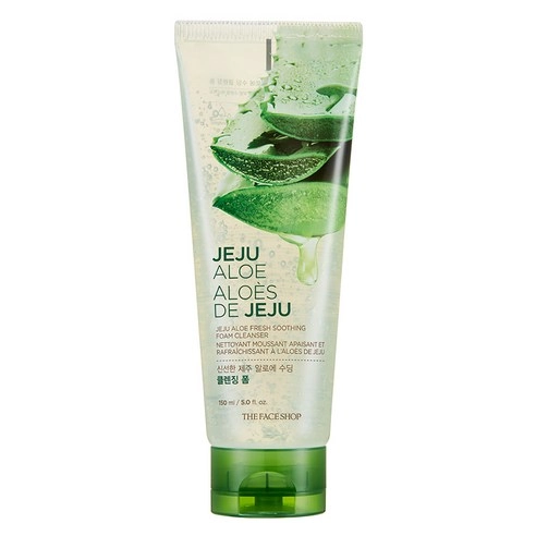 Fresh Jeju Aloe Soothing Cleansing Foam, 150ml, 1pack