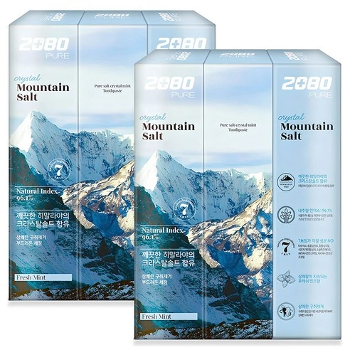 Pure Salt Toothpaste [Crystal Mint Scent], 150gx6