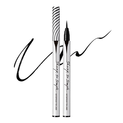 Sharp So Simple Waterproof Pen Liner, 0.14g, 01 Black, 1pack