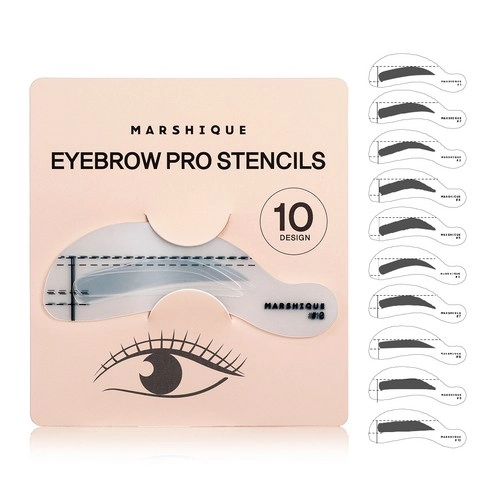 Eyebrow Pro Stencils, 10ea, 1pack