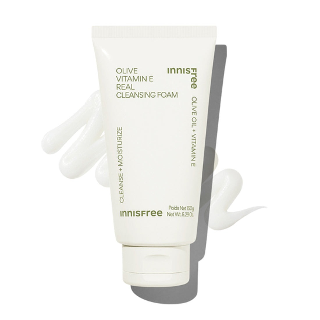 Olive Vitamin E Real Cleansing Foam, 150g, 1pack - Image 1