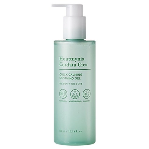 Houttuynia Cordata Cica Quick Calming Soothing Gel, 300ml, 1pack - Image 1