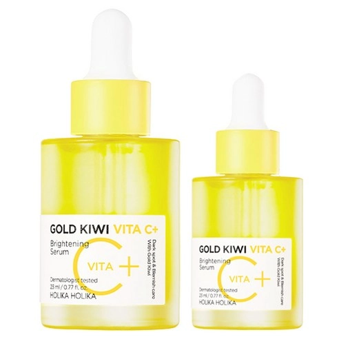 Gold Kiwi Vitamin C+ Brightening Serum, 45ml+23ml, 1set