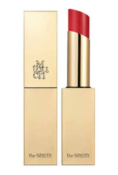 M Touch Shine Lipstick, 5g, RD02 Red Show, 1pack - Image 1