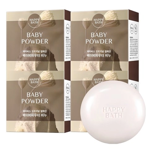 Original Collection Bar Soap Baby Powder, 90g, 4ea