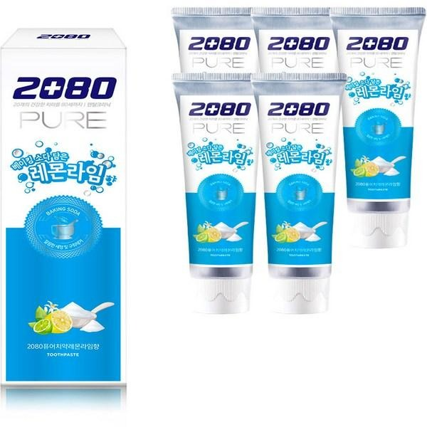 Pure Toothpaste [Lemon Lime Scent], 120g, 6packs