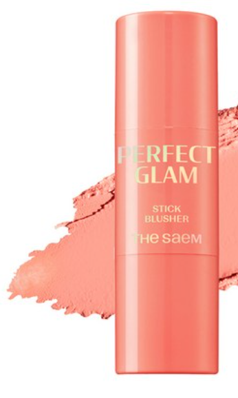 Perfect Glam Stick Blusher, 6g, CR01 Apricot Milk, 1pack - Image 1