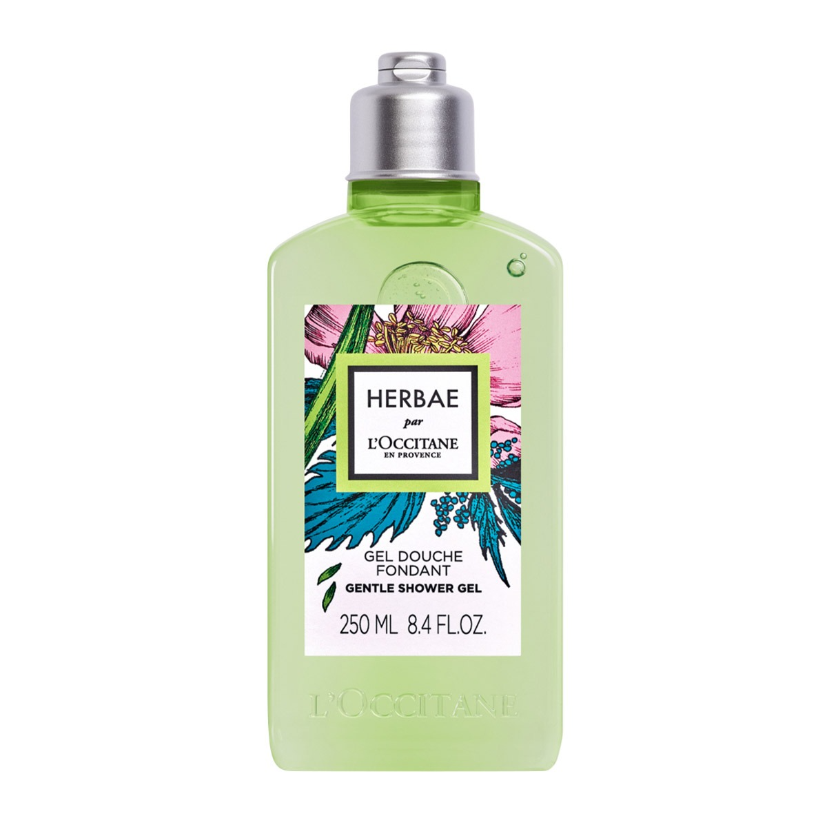 Herbae par L'Occitane Gentle Shower Gel, 250ml, 1pack
