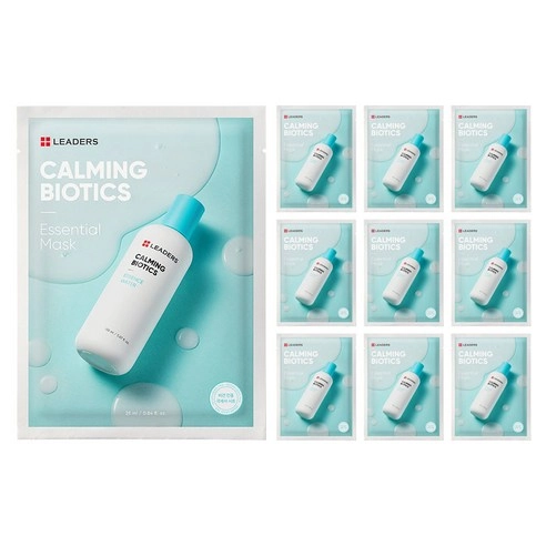 Leaders Calming Biotics Essential Mask, 10ea, 1pack