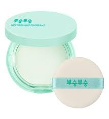 Soft Finish Powder Pact, 9g, Mint, 1pack