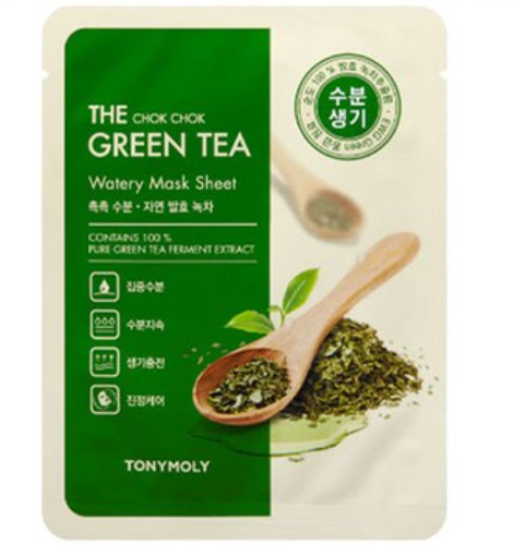 The Chok Chok Green Tea Moisture Mask Sheet, 10ea - Image 1