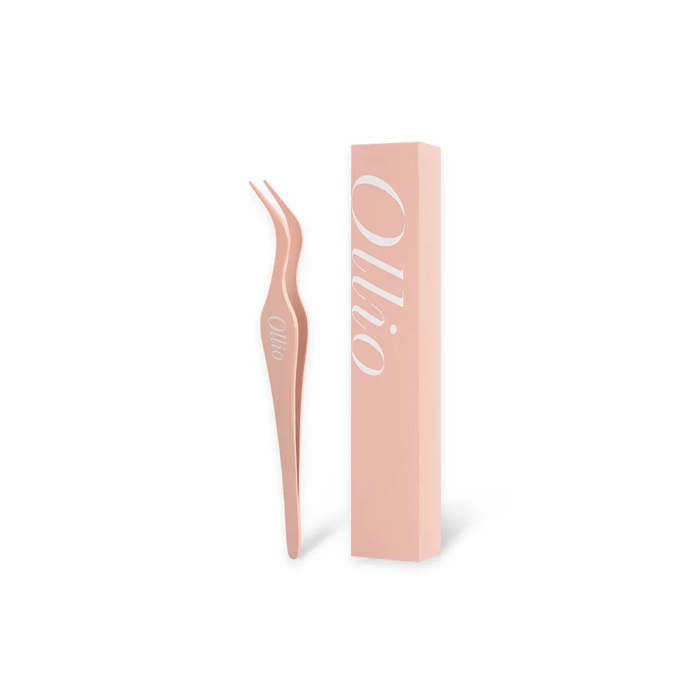 No Glue Eyelash Tweezer, 1ea, 1pack