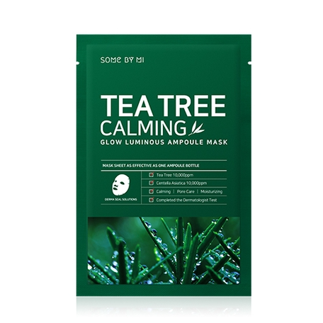 Tea Tree Calming Glow Luminous Ampoule Mask, 10ea, 1pack